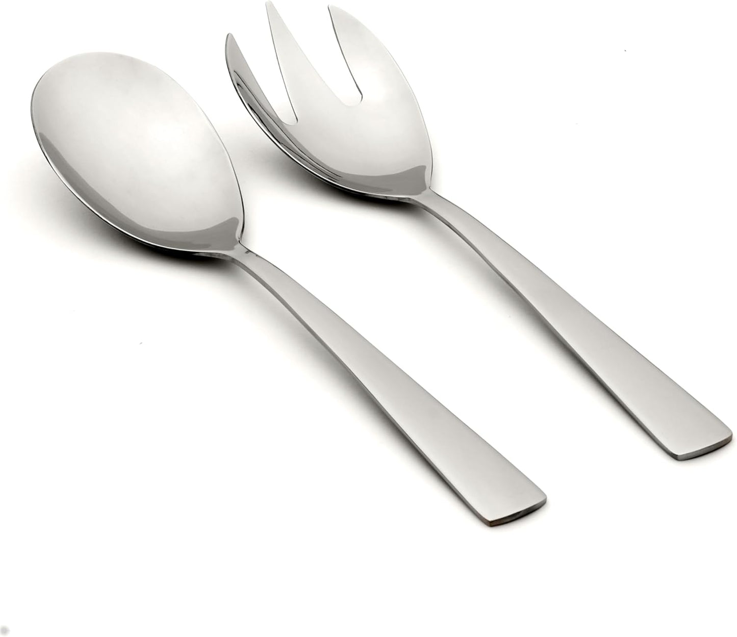 Oneida Nocha 2 Piece Everyday Flatware Salad, 18/0 Stainless Steel, Silverware Set