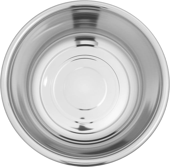 4 Pcs Stainless Steel Mixing Bowls, Polished Mirror Finish Metal Bowls with Flat Base, Extra Large Basin Salad Basin for Home & Commercial - Image 5