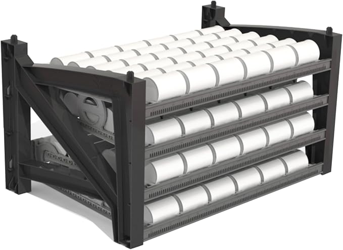 Shelf Reliance Cansolidator Max Small - 1-Pack Can Organizer for Pantry, Stackable Soda Can Storage for Kitchen, Holds 156 Cans of Food or Soda - Image 2