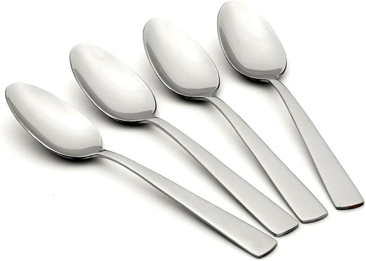 Oneida Everyday Flatware Nocha 4PK Dinner Spoons, Set of 4, Silver
