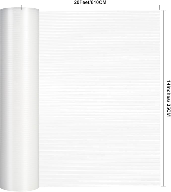 Shelf Liner, 14 Inches x 20 FEET Non-Slip Kitchen Cabinet Liner, Washable Oil-Proof Non-Adhesive Contact Paper for Kitchen Drawer, Cabinet, Shelves, Refrigerator, Storage, Desks, coutertops - Image 7