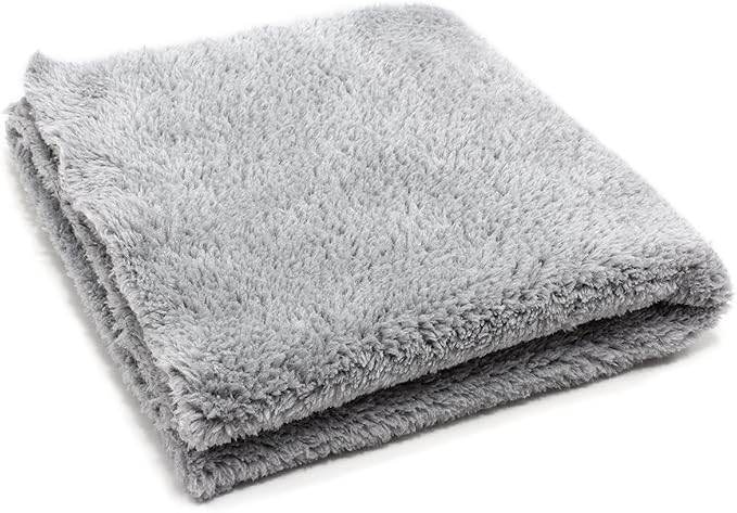 Autofiber Korean Plush Premium Edgeless Microfiber Detailing Towels - Pack of 10, Gray (16 inch x 16 inch) - Image 2