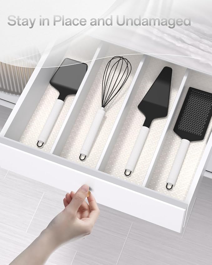 GTJ Shelf and Drawer Liner for Kitchen Cabinet Non-Adhesive Non Slip - Image 8