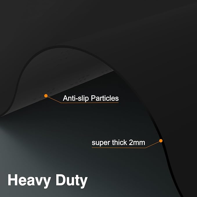 AECHY Silicone Mats for Kitchen Counter 47"x23.6"x0.08”, Largest Heat Resistant Mat Shipped Rolled Up Kitchen Island Silicone Countertop Protector Mat Nonslip Extra Large Counter Mat, Black | Largest Size, Heat Resistant, Nonslip, Extra Large Counterto... - Image 6