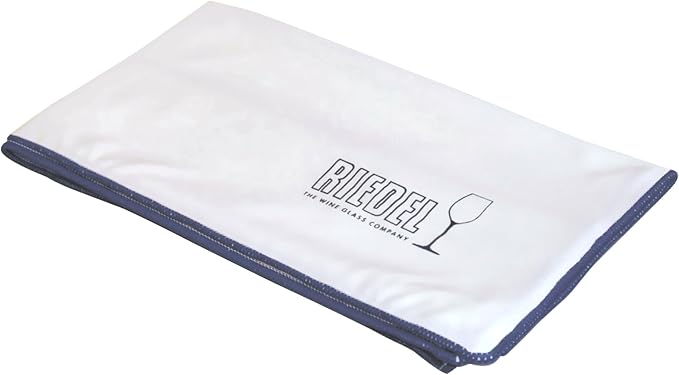 Riedel Large Microfiber Polishing Cloth for Wine Glasses (Blue) by Unknown