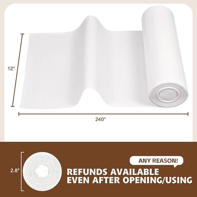 Shelf Liners for Kitchen Cabinets 17in x 30FT, Non Adhesive Drawer Liner - Image 3