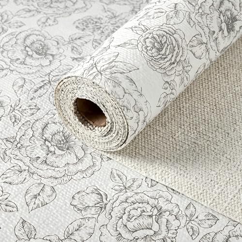 Coavas Shelf and Cabinet Liner, Easy Cut Protective (Floral, 24 in x 20 ft) by Coavas