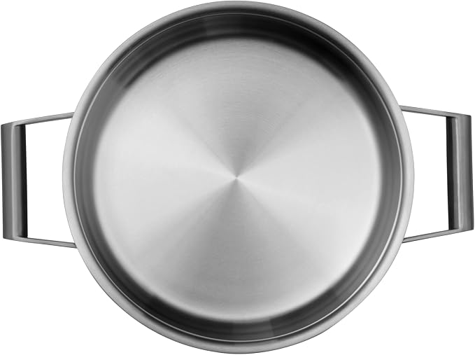 WMF Comfort Line Advantage Saucepan Set - 5-Piece Induction Cooking Pot With Glass Lid, Cromargan Matte Stainless Steel, Scale, Stackable, Uncoated - Image 13