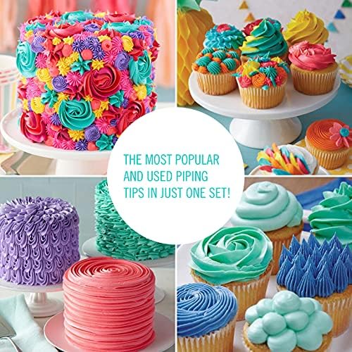 Professional Icing Tips Set (31pcs): Reusable Pastry Bag + 26 Extra Large Piping Tips + 3 couplers, for Decorating Cupcakes, Cakes & Churros - Piping Nozzles Kit Made in Korea & Japan - Image 5