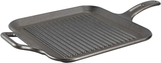 Lodge BOLD 12 Inch Seasoned Cast Iron Grill Pan; Design-Forward Cookware