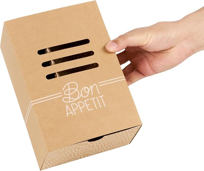 Restaurantware Take Out Food Containers 100 Count 8.3 x 5.7 x 3.7 Inches Paper Sandwich Boxes Disposable Food Packaging Box Design - Image 16