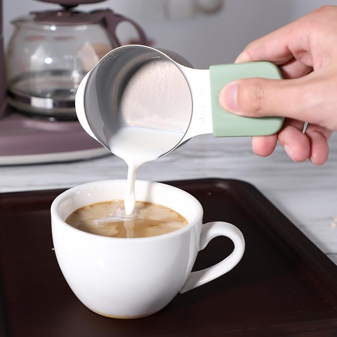 Magnetic Measuring Cups Set Stainless Steel Stackable Nesting Measuring Cup | for Measuring Dry and Liquid Ingredients - Image 5