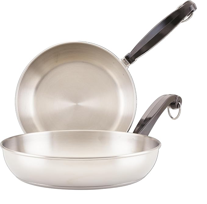 Farberware Classic Series Stainless Steel Frying Pan Set, Cookware Set by Farberware