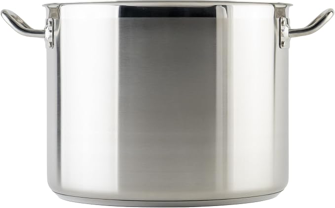 Winware Stainless Steel 24 Quart Stock Pot with Cover,Silver - Image 2