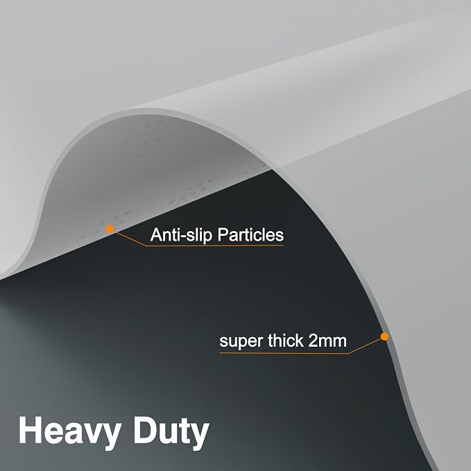 AECHY Silicone Mats for Kitchen Counter 47"x23.6"x0.08”, Largest Heat Resistant Mat Shipped Rolled Up Kitchen Island Silicone Countertop Protector Mat Nonslip Extra Large Counter Mat, Translucent | Largest Size, Heat Resistant, Nonslip, Extra Large Cou... - Image 6