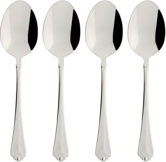 Oneida Juilliard Fine Flatware Dinner Spoons, 0.50 LB, Metallic