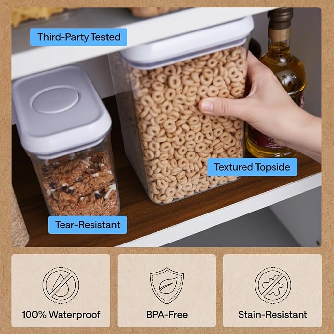 GORILLA GRIP Shelf Liner, Kitchen Drawer Protector, 20x240 Wood - Image 5