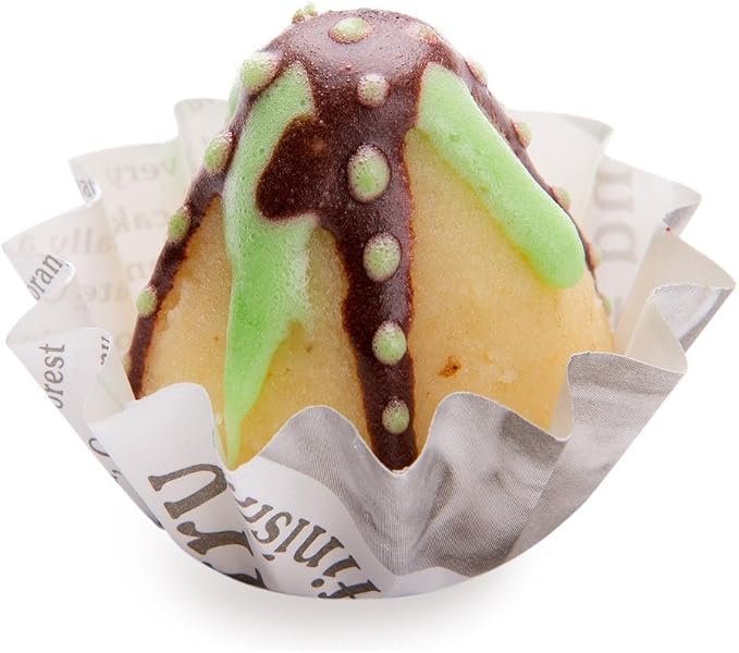 Restaurantware 0.4 oz Round Paper Newsprint Mini Baking Cup, 200 Pack by Restaurantware