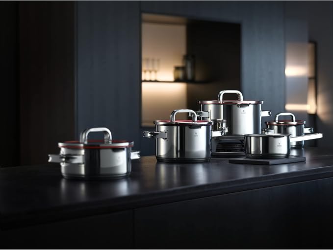 WMF 1.4L Stainless Steel Cooking Pot, 16cm, Silver, Brushed Finish, Includes Lid, Suitable for All Stove Tops, Dishwasher Safe - Image 2