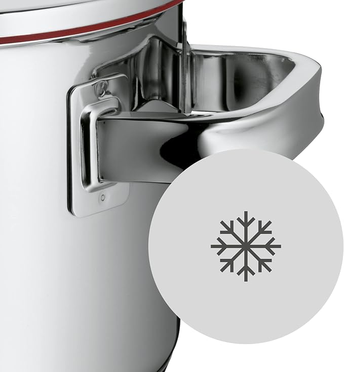 WMF 20cm Casserole, 3.4L, Brushed Stainless Steel, Suitable for All Stove Tops, Including Induction, Dishwasher-Safe, With Lid - Image 5