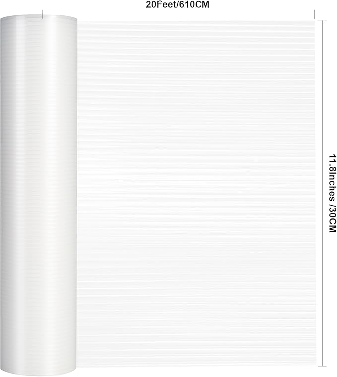 Shelf Liner, 11.8 Inches x 20 FEET Non-Slip Kitchen Cabinet Liner, Washable Oil-Proof Non-Adhesive Contact Paper for Kitchen Drawer, Cabinet, Shelves, Cupboard, Refrigerator, Storage, Desk, Countertop - Image 7