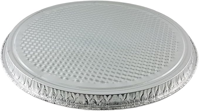 Handi-Foil 12" Aluminum Foil Pizza Pan - Disposable Waffle Bottom Baking Sheets (Pack of 25) - Image 4