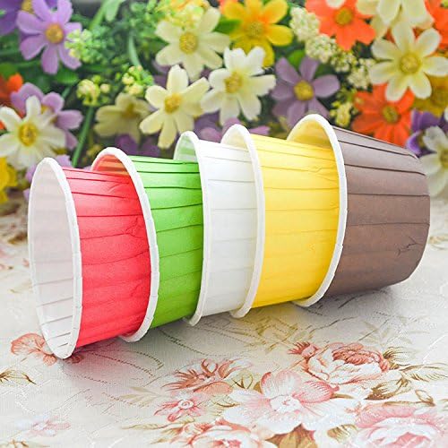500-Pack Random Colorful Baking Cup, Dots/Stripes, Standard - Image 2