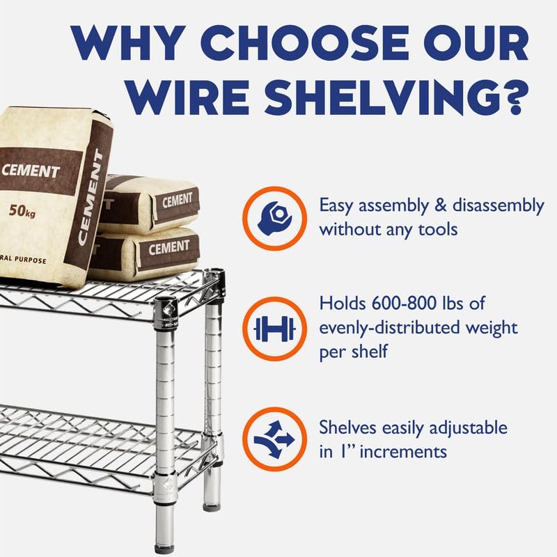 Shelving Inc. 18" d x 54" w Translucent Wire Shelf Liners, 4 Count - Image 4
