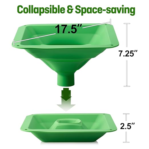 Extra Large Silicone Collapsible Funnel Compatible with Harvest Right Freeze Dryer,Wide Mouth Design Fit All Size Dryer Trays, Easy Transfer Food to Mason Jars and Mylar Bags.Freeze Dryer Accessories - Image 6