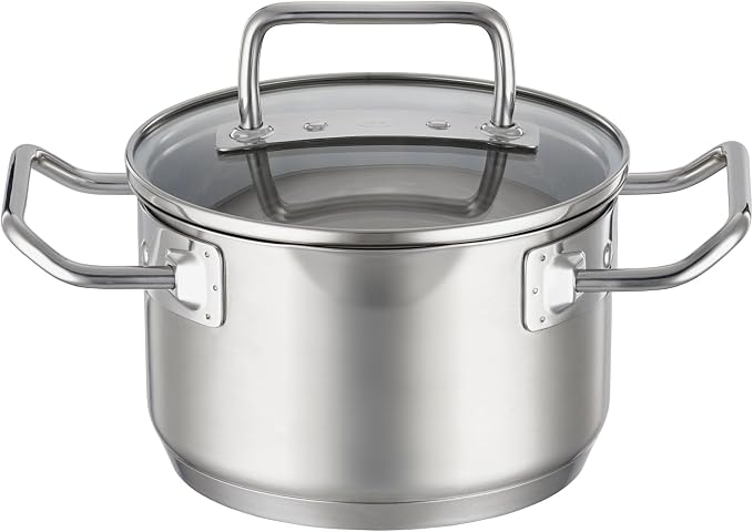 Rösle EXPERTISO Cookware Collection 6.3 in. Stainless Steel High Casserole Pot with Glass Lid - Image 6