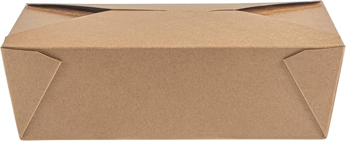 Restaurantware Bio Tek 8.5 x 6.3 x 2.5 Inch Food Containers 50 Durable Noodle Boxes - Disposable Sustainable Kraft Paper 17-Ounce Takeout Boxes Rectangle For Takeouts Or Picnics - Image 15