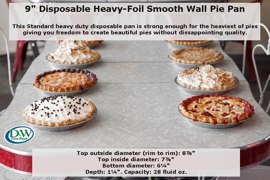 KitchenDance 9 Inch Heavy Duty Aluminum Pie Tins - Oven and Freezer Safe Disposable Pie Pans - Ideal for Restaurants and Bakeries - Reusable and 100% Recyclable Gauge Aluminum - 409 (100, Silver) - Image 3