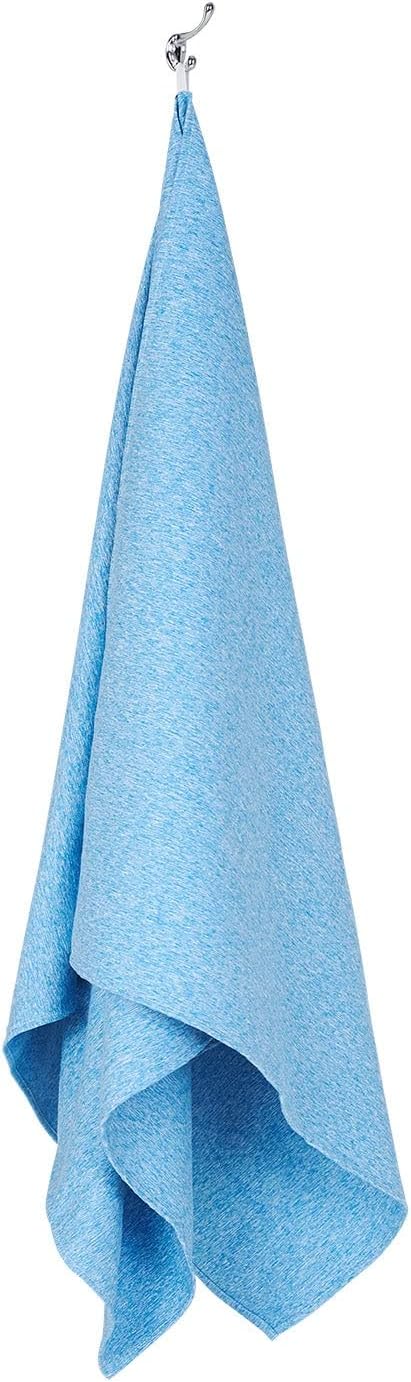 Dock & Bay Quick Drying Towel - for Sports & Gym - Compact, Lightweight - 100% Recycled - Includes Bag - Essential - Lagoon Blue - Extra Large (200x90cm, 78x35) - Image 5