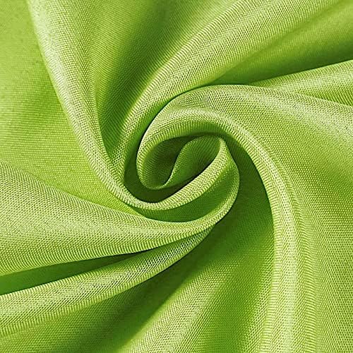Balsa Circle 10 pcs 108 inch Apple Green Round Washable Polyester Easy-Care Tablecloth for Indoor and Outdoor Bridal Shower Wedding Table Buffet Table Parties Events Kitchen Dining - Image 4
