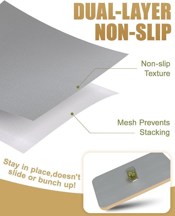 Drawer and Shelf Liners for Kitchen Cabinets Non-Adhesive - Image 2