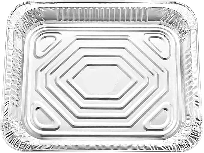 Aluminum Half Size Shallow Pan With Lid - Foil Disposable Shallow Pans for Food Prepping - 100% Recyclable half size pans - Perfect for Cookware - Set of 40 - Image 6