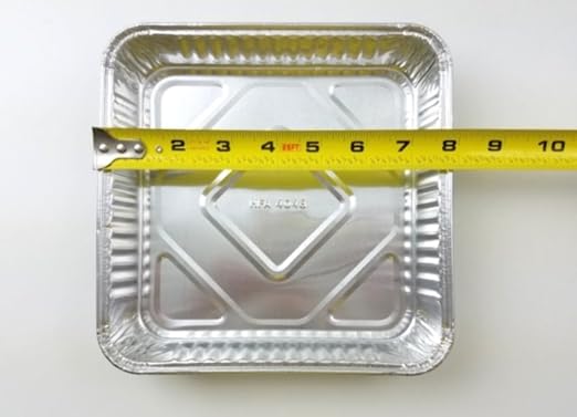 Handi-Foil Square Aluminum Foil Cake Pan w/Clear Dome Lid - Disposable Pans (Pack of 50 Sets) - Image 4