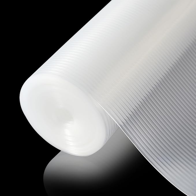 100% EVA Shelf Liner Waterproof Non Adhesive, 17.5" x 240", Ribbed by ALIUNI
