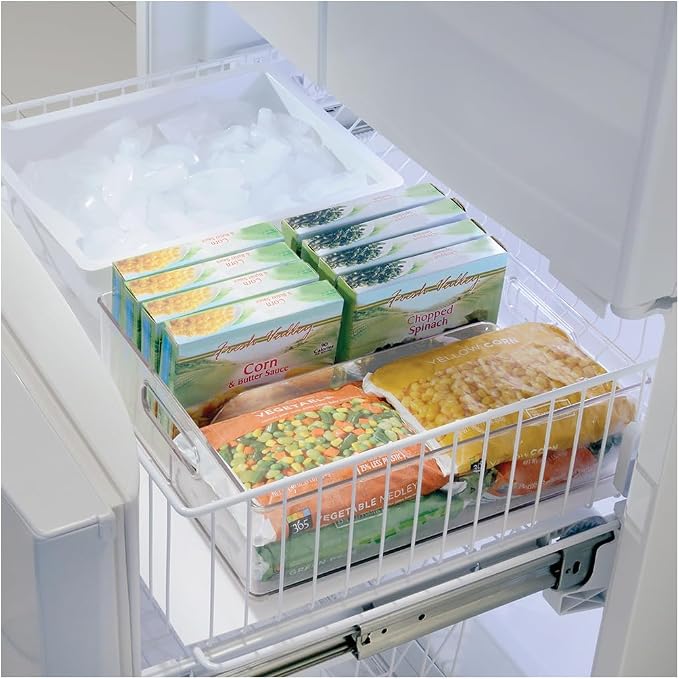 iDesign Divided Pantry Bin with Handle, Clear - Image 8