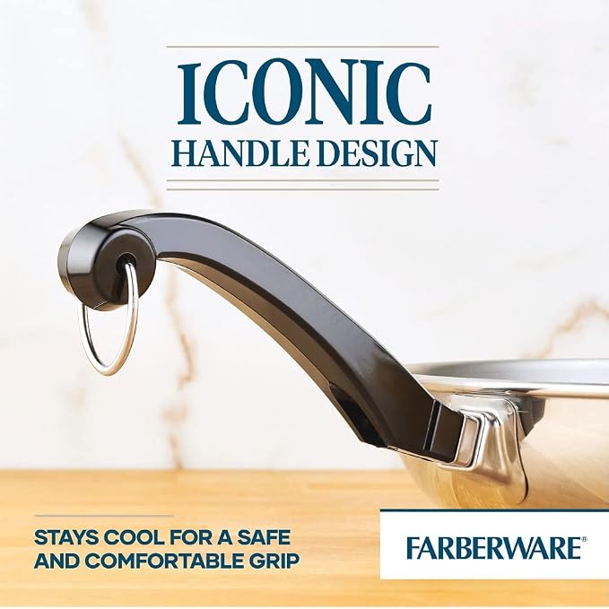 Farberware Classic Series Stainless Steel Pots and Pans Set, 15-Piece - Image 4