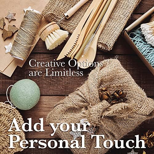 Burlap Table Runners, 12 x 108 Inch - 10 Pack Outdoor Jute Table Runners for Rustic Farmhouse Decor, Thanksgiving, Fall, Natural Color Edge - Image 4