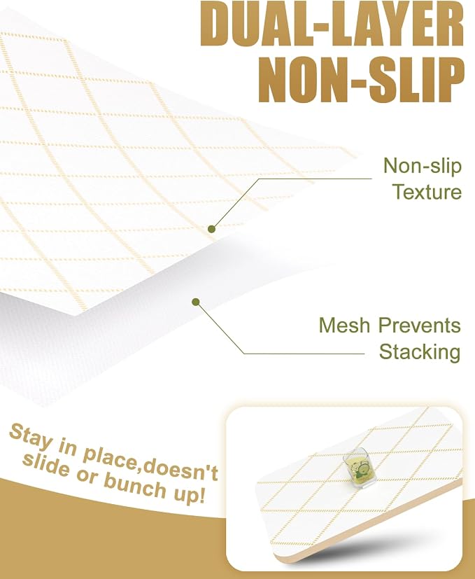 Drawer and Shelf Liners for Kitchen Cabinets Non-Adhesive - Image 2