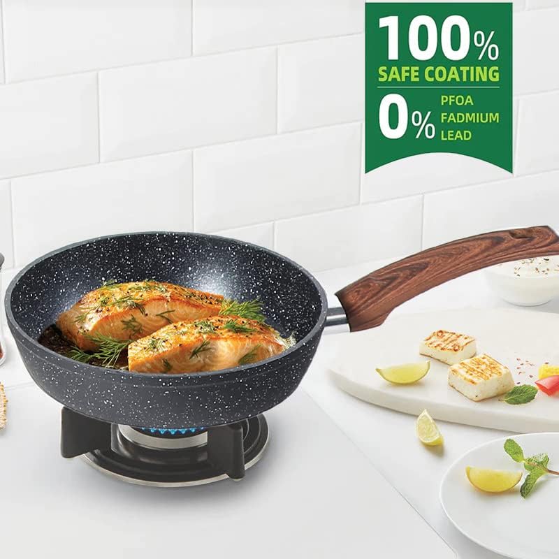 Kitchen Academy Pots and Pans Set Non Stick, 12pcs Induction Cookware - Image 5