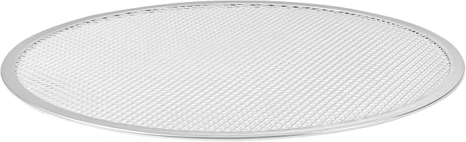 Restaurantware 14 Inch Aluminum Pizza Screen Pack of 1 Mesh Baking Tool For Crispy Crust, Lightweight Stackable Seamless Rim Rust-Resistant Baking Screen, Reusable for Pizzerias, Home Oven Use - Image 9