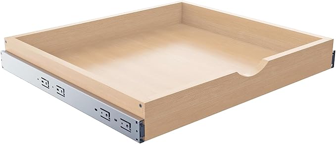 Pull Out Drawers for Cabinet Wood 24" W x 22" D Slide Out Organizer by Mobirex