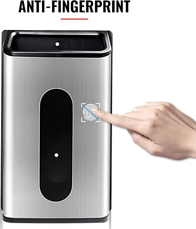 COMICO Wall Mount Grocery Bag Holder,Bag Dispenser or Bag Saver,Easy-Access Opening, Fingerprint-Proof, Easy to Install,Stainless steel(Silver) - Image 2