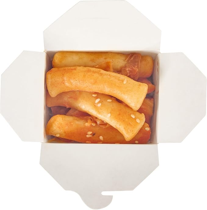 Restaurantware Chinese Take Out Boxes 200 Pack of 8 oz Grease-resistant Party Take Out Food Containers Disposable Stackable Asian Square White Paper To Go Boxes For Restaurants - Image 15