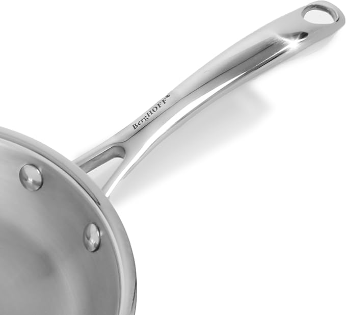 Berghoff Professional Tri-ply 8" Frying Pan,18/10 Stainless Steel - Image 3