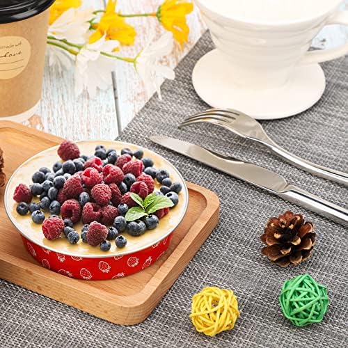 Beasea Disposable Mini Pie Pans with Lids, 100 Pack 4 Inch 8oz Aluminum Baking Foil Tins Small Round Tart Cups Containers for Individual Cupcake Dessert Muffin Cheesecake Ramekins Quiche Oven Dishes - Image 5