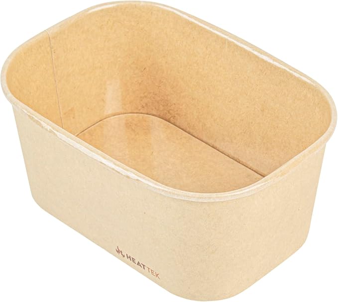 Heat Tek 34 Ounce To Go Containers 100 Greaseproof Serving Containers- Durable For Oven, Microwave And Freezer Use Stackable Kraft Paper Disposable Food Container For Takeouts- Restaurantware - Image 2